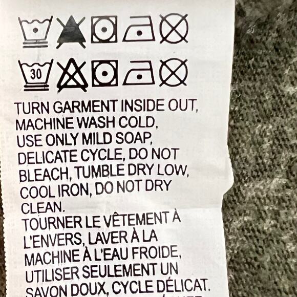 Lucky Brand Womens Knit Top Size 2X Gray Mixed Paisley Print Cotton Modal - Picture 6 of 6